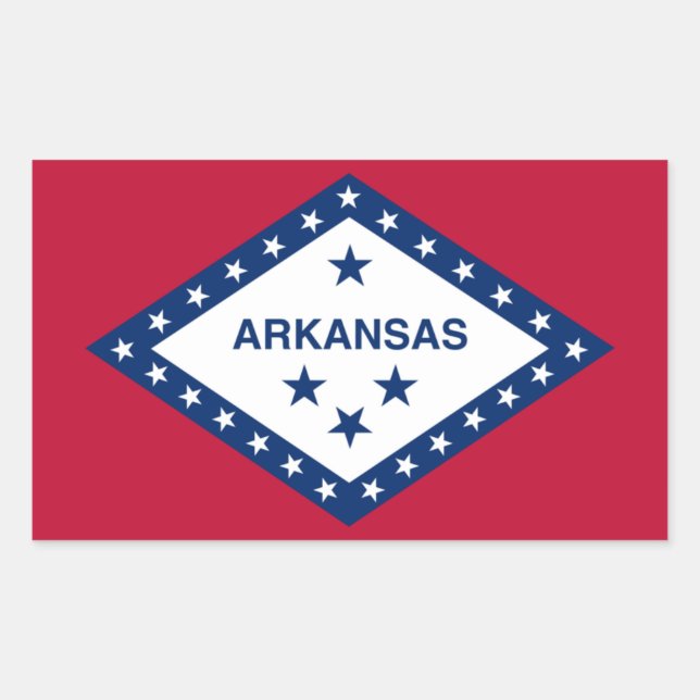Arkansas State Flag Sticker (Front)