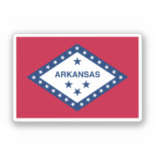 Arkansas State Flag Sticker