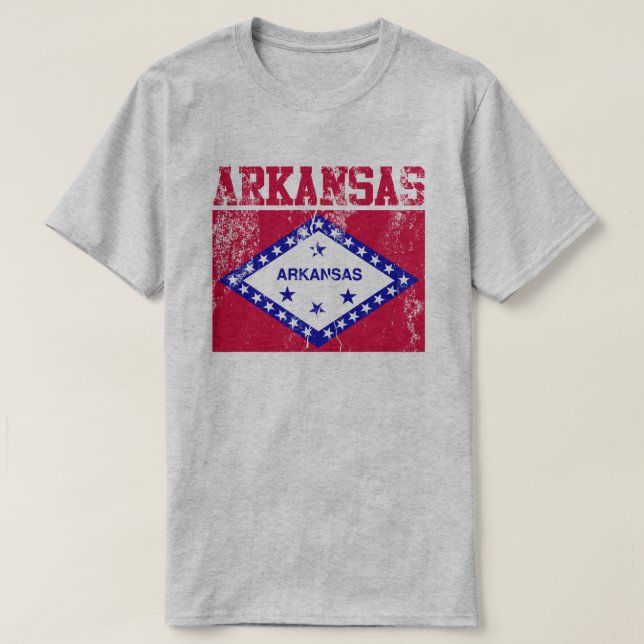 Arkansas State Flag T-Shirt (Design Front)