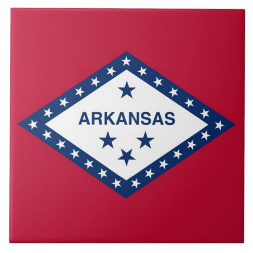 Arkansas State Flag Tile