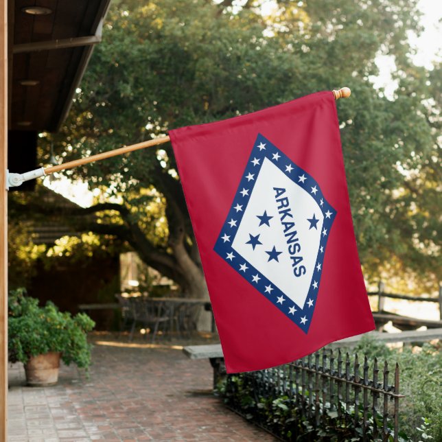 Arkansas State House Flag (In SItu)