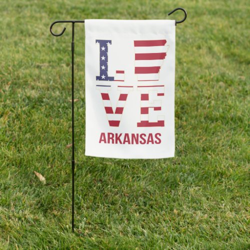 Arkansas State Love Garden Flag