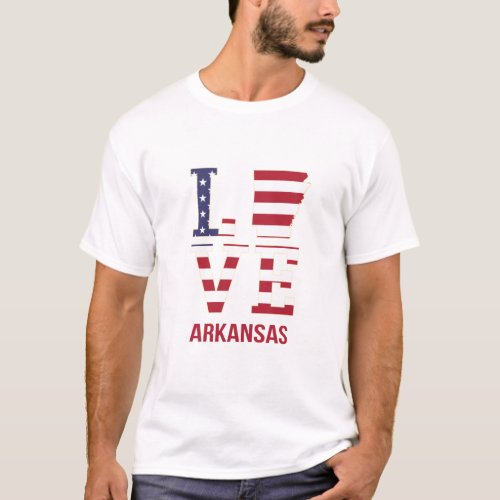 Arkansas State Love T_Shirt