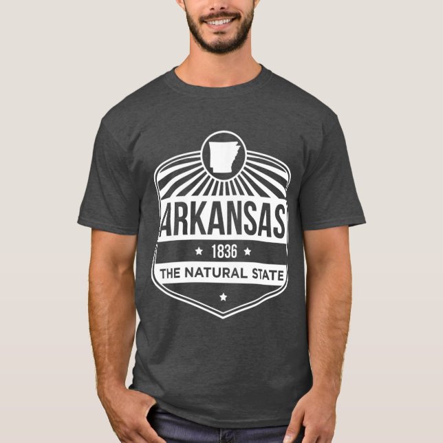 Arkansas State Motto product The Natural State T-Shirt (Front)