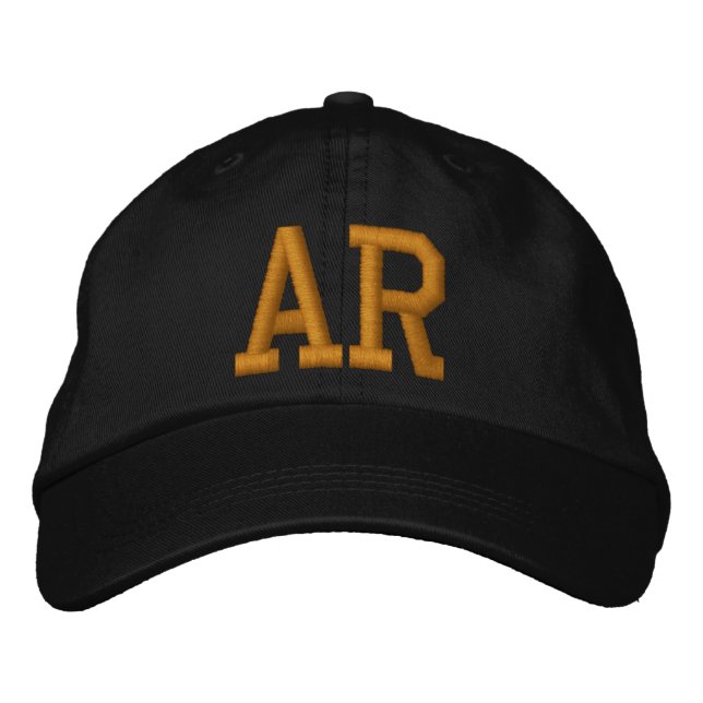 Arkansas State of Arkansas Embroidered Baseball Hat (Front)