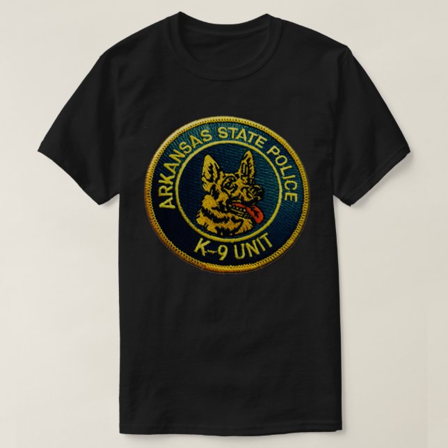 Arkansas State Police K9 T-Shirt (Design Front)