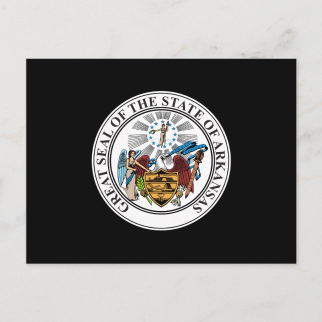 Arkansas State Seal Postcard (Front)