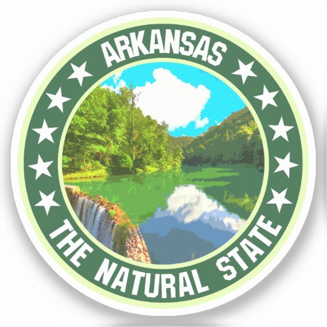 Arkansas                                           sticker (Front)