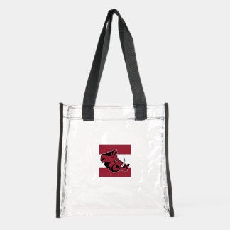 Arkansas Team Spirit Clear Tote Bag