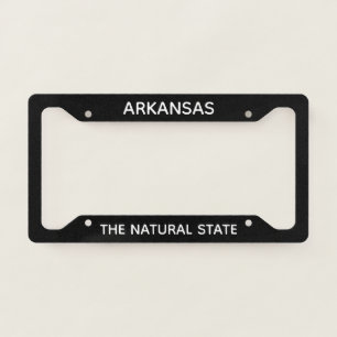 Arkansas The Natural State License Plate Frame