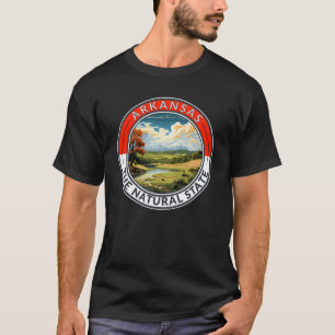 Arkansas Travel Art Badge T-Shirt