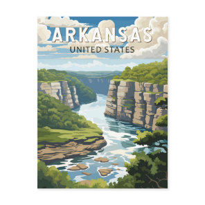 Arkansas Travel Art Vintage Postcard