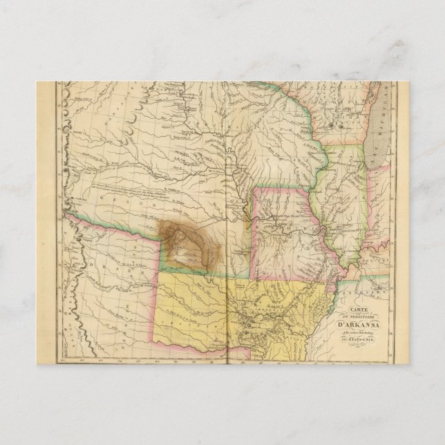 Arkansas US Postcard (Front)