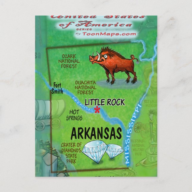 Arkansas USA Card (Front)