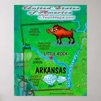 Arkansas USA Poster