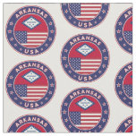 Arkansas, USA states Fabric