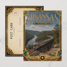 Arkansas Vintage Art Deco Golden Age