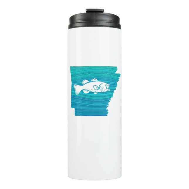 Arkansas Wave Fishing Thermal Tumbler (Front)