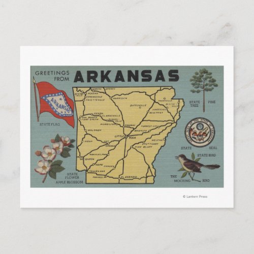 ArkansasLarge Letter ScenesArkansas 2 Postcard
