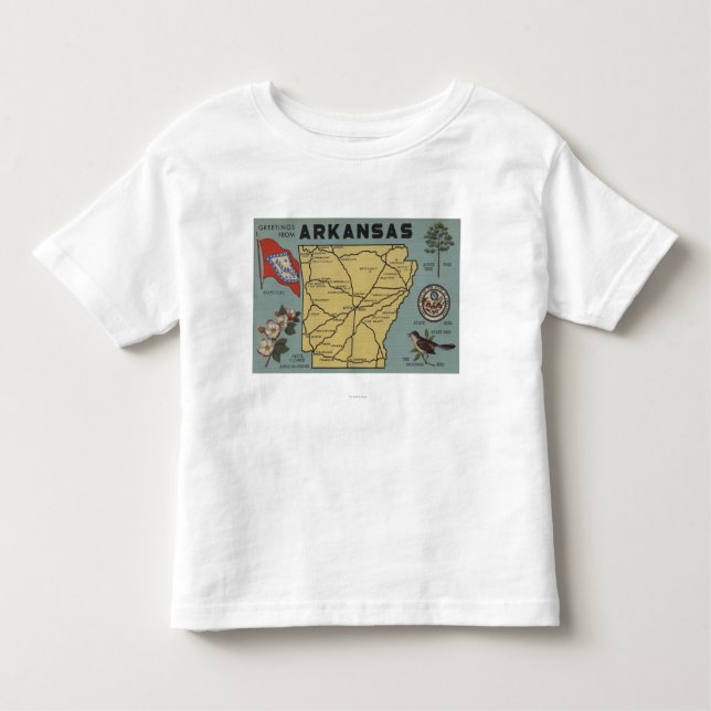 ArkansasLarge Letter ScenesArkansas 2 Toddler T-shirt (Front)