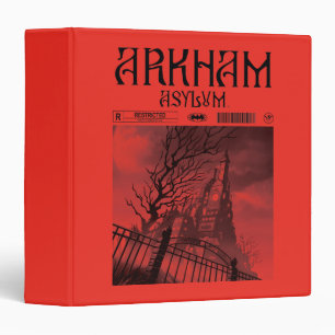 Arkham Asylum: Restricted 3 Ring Binder