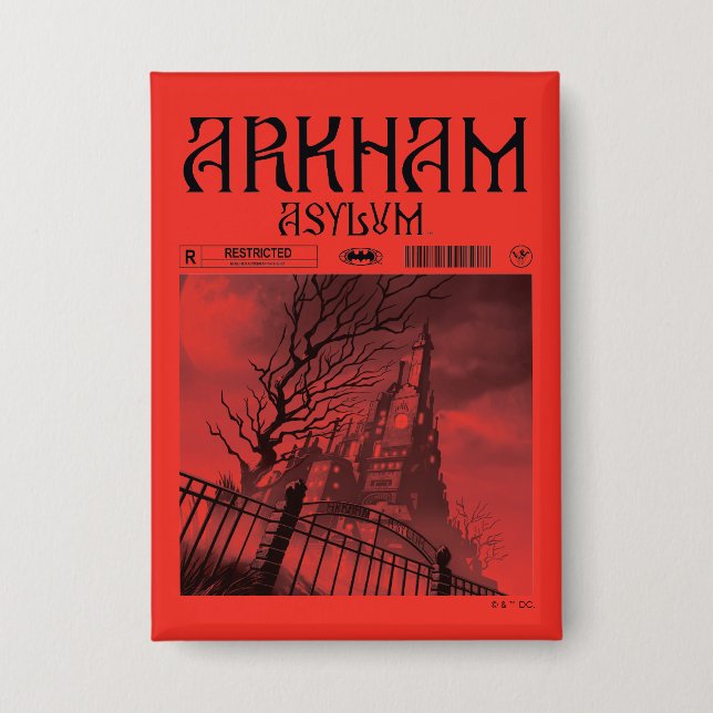 Arkham Asylum: Restricted Button (Front)
