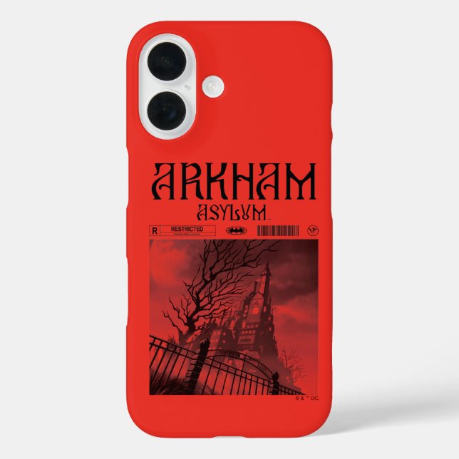 Arkham Asylum: Restricted Case-Mate iPhone Case (Back)