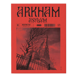 Arkham Asylum: Restricted Faux Canvas Print