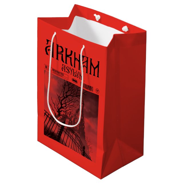 Arkham Asylum: Restricted Medium Gift Bag (Front Angled)