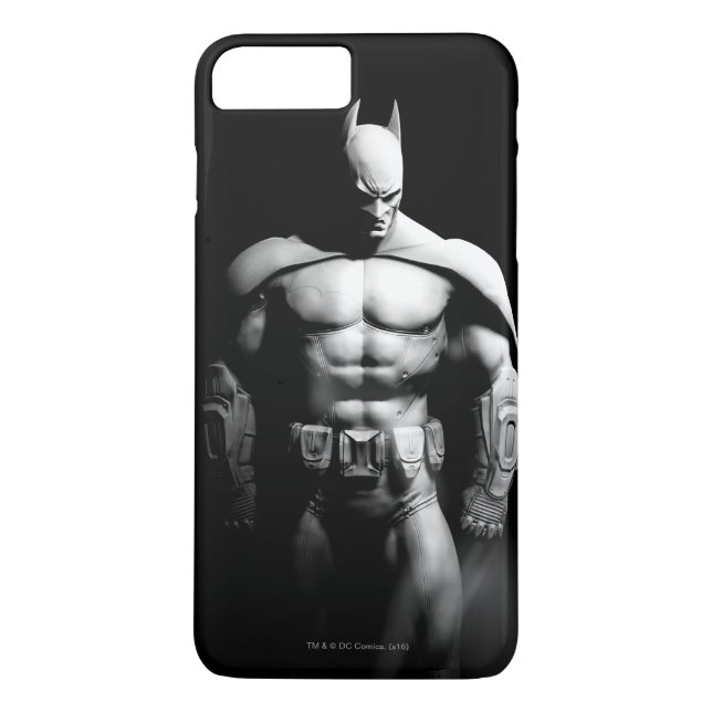 Arkham City | Batman Black and White Wide Pose Case-Mate iPhone Case (Back)