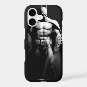 Arkham City Batman Black and White Wide Pose iPhone 17 Case