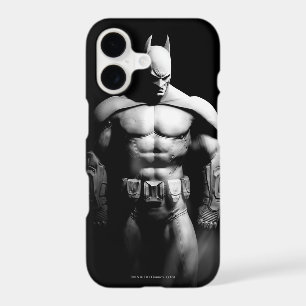 Arkham City Batman Black and White Wide Pose iPhone 17 Case