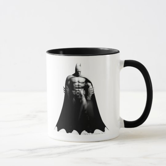 Arkham City | Batman Black and White Wide Pose Mug