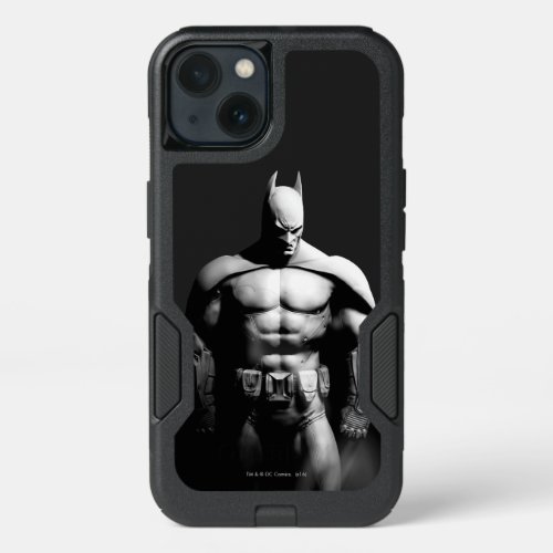 Arkham City  Batman Black and White Wide Pose iPhone 13 Case