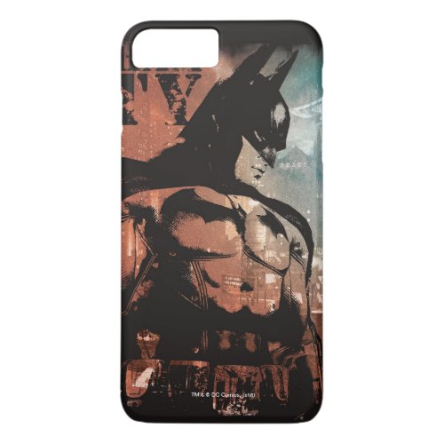 Arkham City Batman mixed media iPhone 8 Plus7 Plus Case