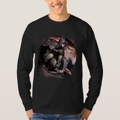 Arkham City Batman Moon T_Shirt