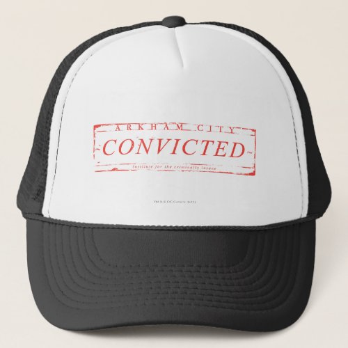 Arkham City Convicted Stamp Trucker Hat