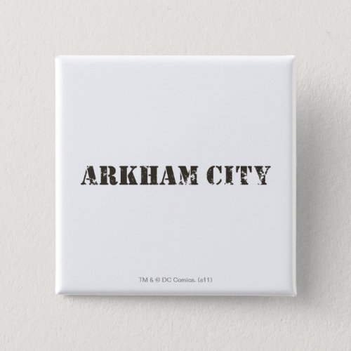 Arkham City Distressed Button
