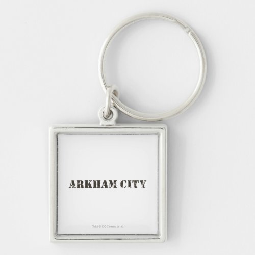 Arkham City Distressed Keychain