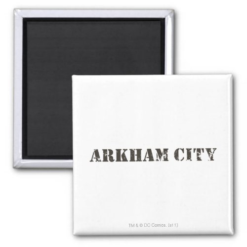 Arkham City Distressed Magnet