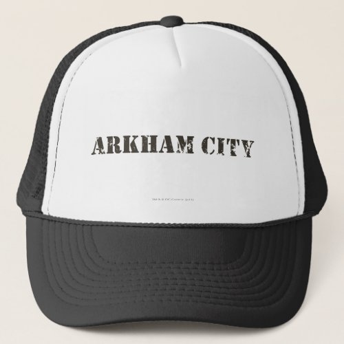 Arkham City Distressed Trucker Hat