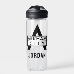 Arkham City Icon   Add Your Name Water Bottle