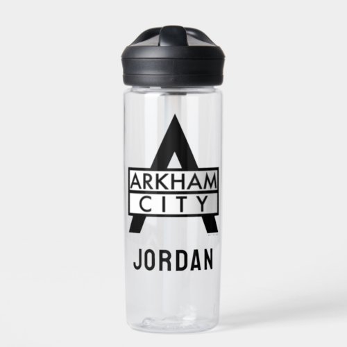 Arkham City Icon  Add Your Name Water Bottle