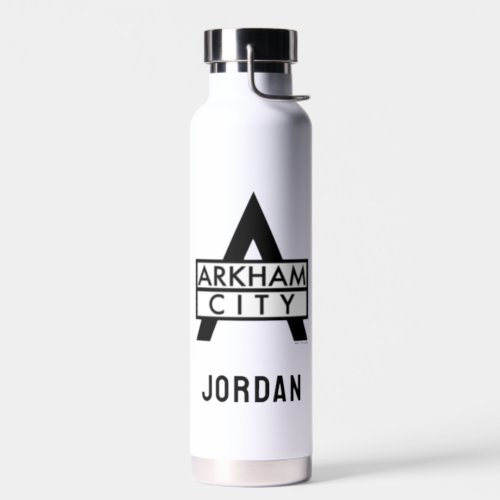 Arkham City Icon  Add Your Name Water Bottle