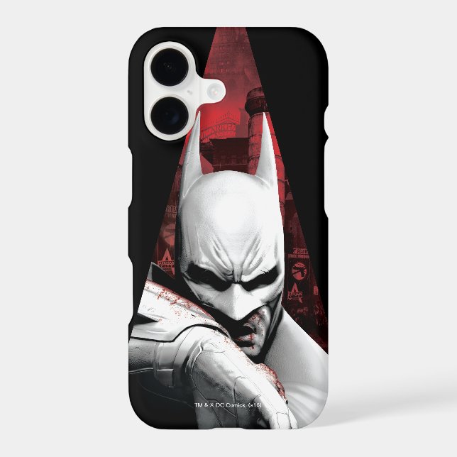 Arkham City Triangle Iphone Case (Back)