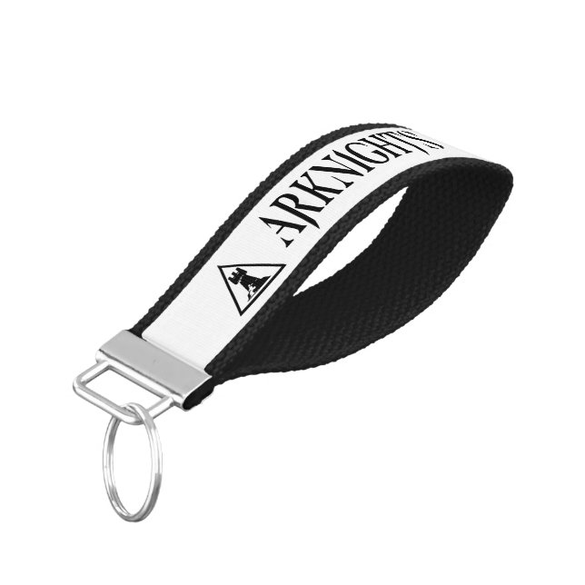 Arknights typography wrist keychain (Angled Down)