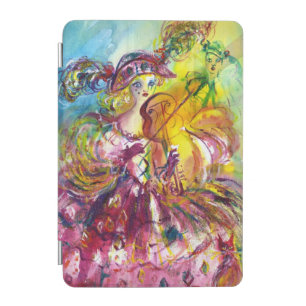 ARLECCHINA VIOLINIST / Venetian Carnival Night iPad Mini Cover