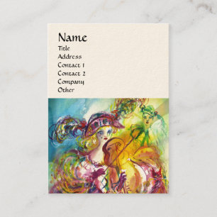 ARLECCHINA VIOLINIST,Violin ,Music,Theater Artist, Business Card