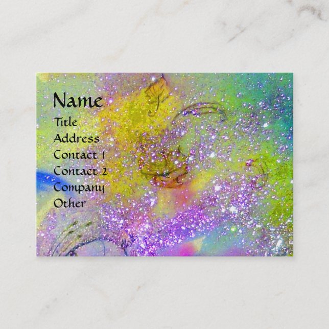 ARLECCHINA VIOLINIST,Violin,Music,Theater Artist, Business Card (Front)