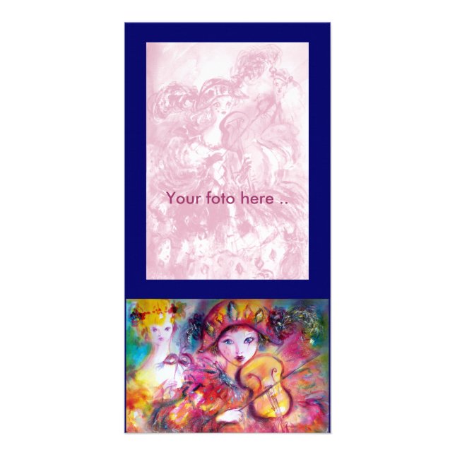 ARLECCHINO AND COLOMBINA CARD (Front)